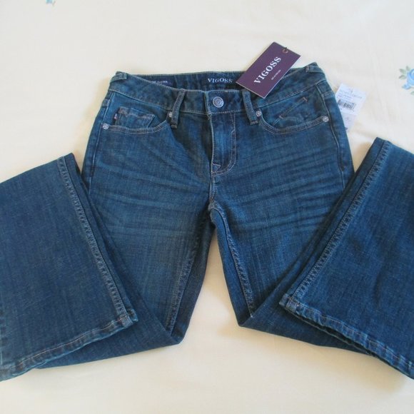Vigoss Chelsea, Boot cut/ Dark Wash Jeans Size 24 - Picture 1 of 11